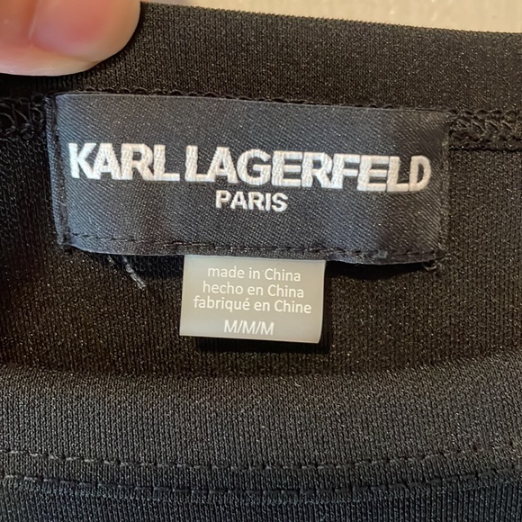 🆕 Karl Lagerfeld Paris Pleated A-Line Dress NWT - Picture 6 of 12